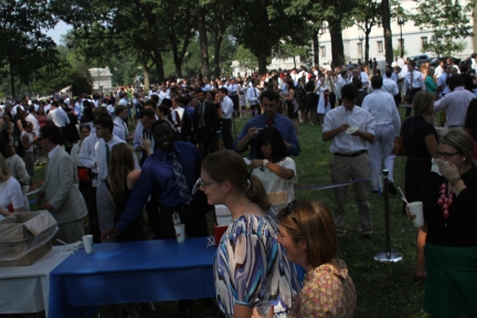 A big crowd comes out for IDFA's Capital Hill Ice Cream Party